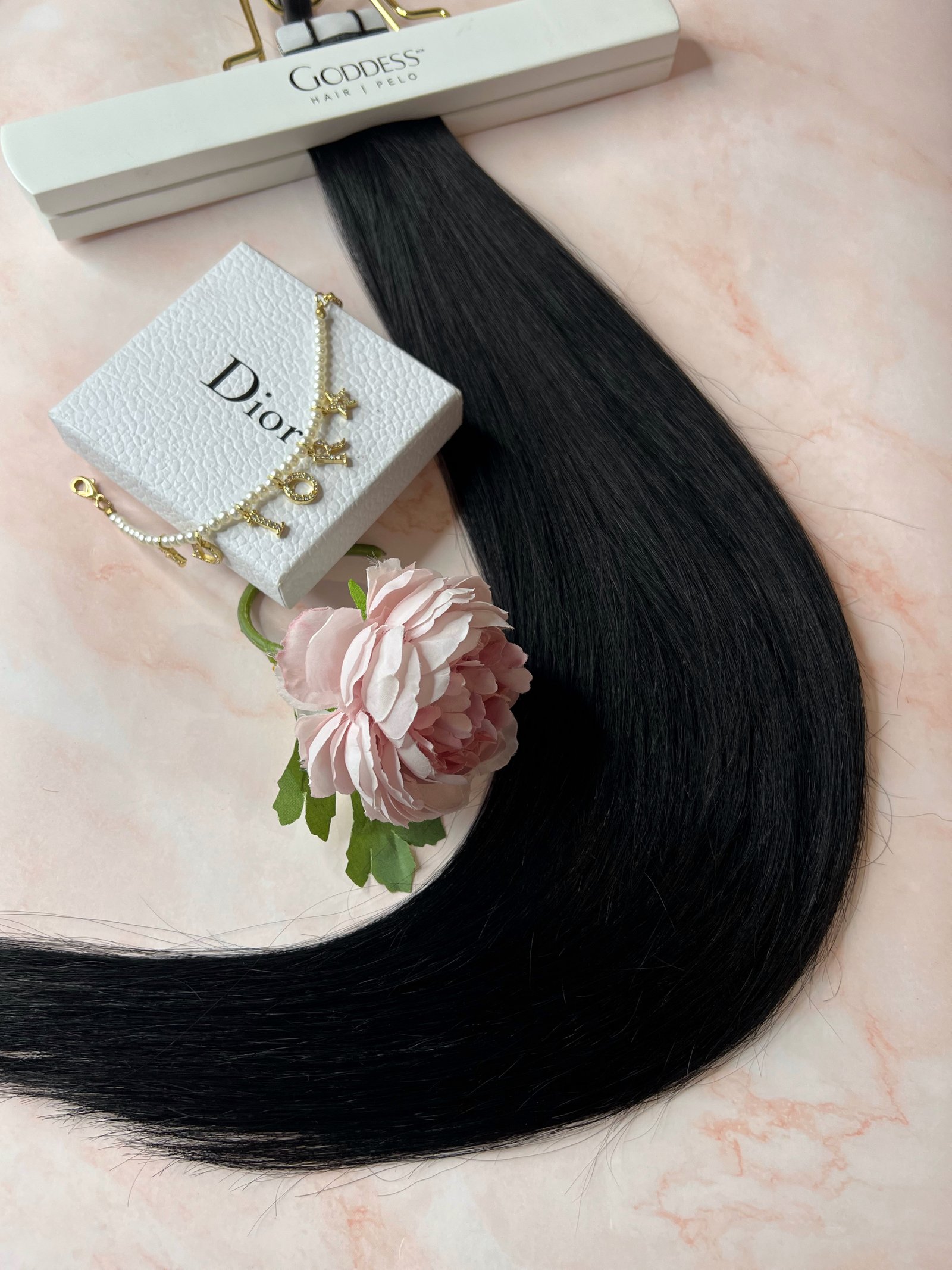Goddess Hair Weft Premium Dark Colors 100g (Sew-In Weft Extensions)
